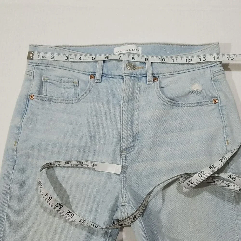 Loft high‎ waist skinny ankle size 28P